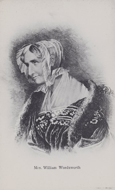 Mme William Wordsworth, épouse du poète - English Photographer