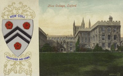 New College, Oxford - English Photographer