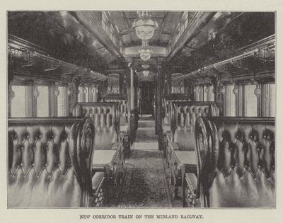 Nouveau train-couloir sur le Midland Railway - English Photographer