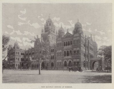 Nouveaux bureaux ferroviaires à Bombay - English Photographer