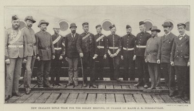 Équipe de tir de la Nouvelle-Zélande pour la réunion de Bisley, sous la direction du Major J R Sommerville - English Photographer