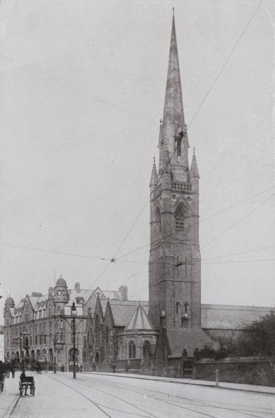 Newcastle, cathédrale catholique romaine St Mary (photo n/b) - English Photographer