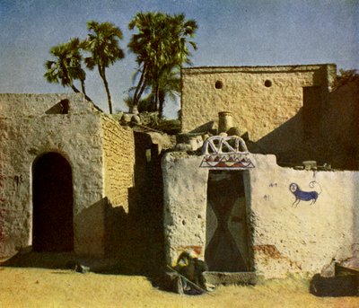 Maison nubienne sur l