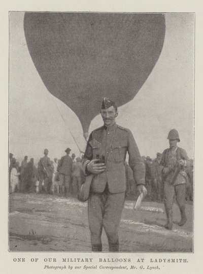 Un de nos ballons militaires à Ladysmith - English Photographer