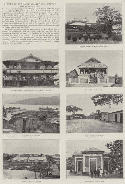 Ouverture du chemin de fer Matadi-Stanley-Pool, État indépendant du Congo - English Photographer