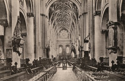Oxford, Cathédrale de Christchurch, Chœur Est - English Photographer