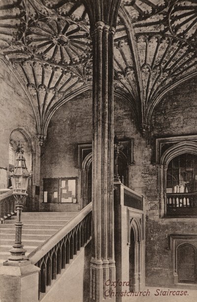 Oxford, Escalier de Christchurch - English Photographer