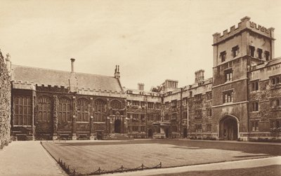 Oxford : Exeter College, le quadrilatère et la salle - English Photographer