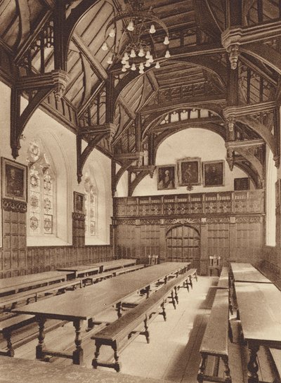 Oxford : Oriel College, la salle - English Photographer