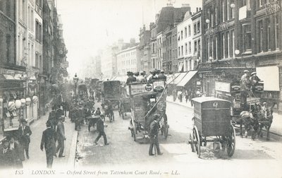 Oxford Street vue depuis Tottenham Court Road - English Photographer