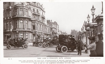 Park Lane et Stanhope Gate - English Photographer