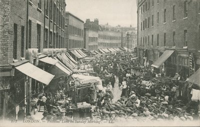 Petticoat Lane un dimanche matin - English Photographer