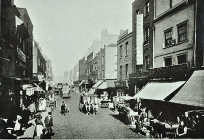 Pitfield Street : vue vers le nord, 1895 - English Photographer