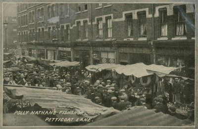 Poissonnerie Polly Nathans, Petticoat Lane, Londres - English Photographer