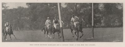 Match de polo entre Ranelagh et une équipe de cavalerie, un but pour la cavalerie - English Photographer