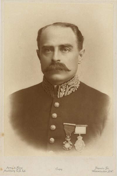 Portrait de Francis Younghusband (photo n/b) - English Photographer