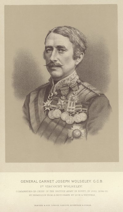 Portrait du Général Garnet Joseph Wolseley - English Photographer