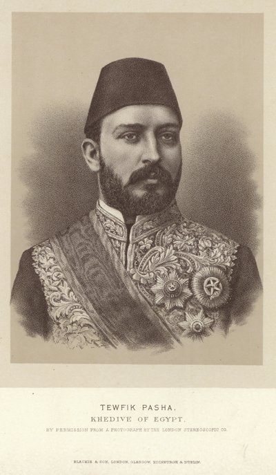 Portrait de Tewfik Pacha, Khédive d