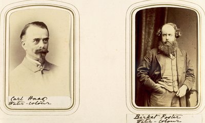 Portraits de Carl Haas et Myles Birket Foster - English Photographer