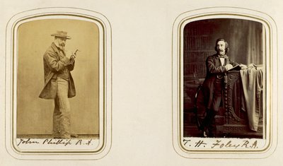 Portraits de John Phillip et John Henry Foley - English Photographer