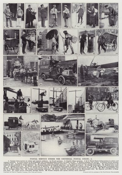 Service postal sous l