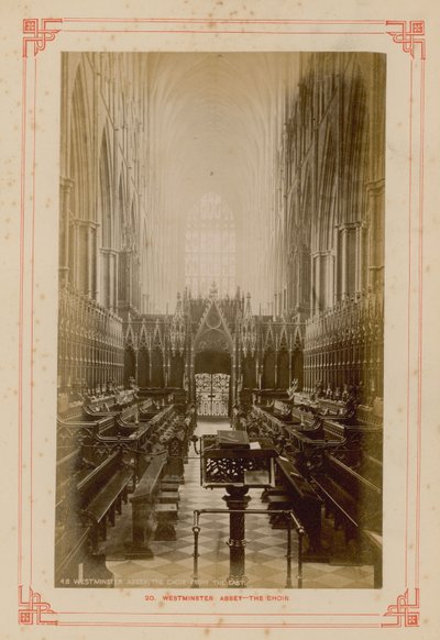 Carte postale du chœur de l