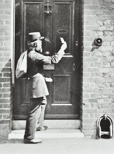 Facteur à King William Walk, Greenwich, 1885 - English Photographer