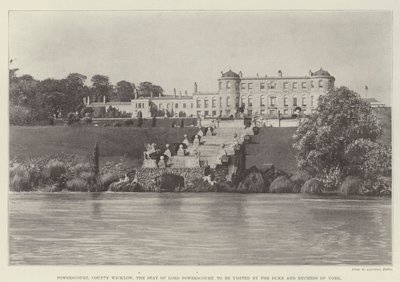 Powerscourt, comté de Wicklow, résidence de Lord Powerscourt, à visiter par le duc et la duchesse d