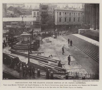 Préparatifs pour le service du Jubilé de diamant à la cathédrale Saint-Paul - English Photographer