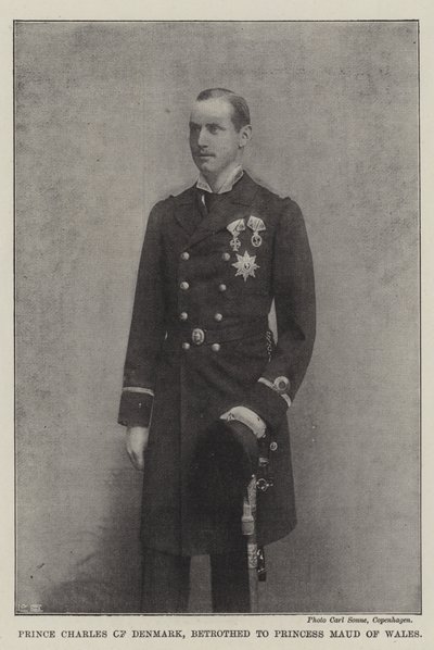 Prince Charles de Danemark, fiancé à la princesse Maud de Galles - English Photographer