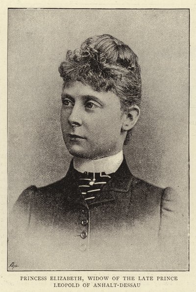 Princesse Élisabeth, veuve du feu Prince Léopold d