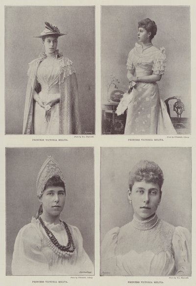 Princesse Victoria Melita de Saxe-Cobourg et Gotha - English Photographer