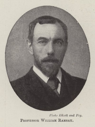 Professeur William Ramsay - English Photographer