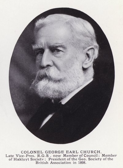 Hommes éminents de Londres : Colonel George Earl Church - English Photographer