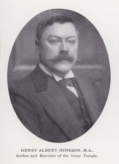 Hommes éminents de Londres : Henry Albert Hinkson - English Photographer