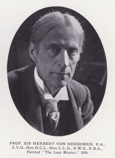 Hommes éminents de Londres : Prof Sir Herbert Von Herkomer - English Photographer