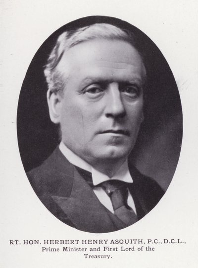 Hommes éminents de Londres : Rt Hon Herbert Henry Asquith - English Photographer