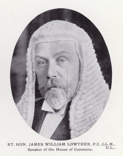 Hommes éminents de Londres : Rt Hon James William Lowther - English Photographer