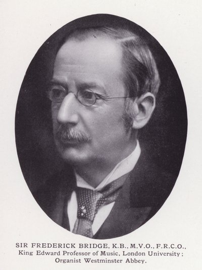 Hommes éminents de Londres : Sir Frederick Bridge - English Photographer