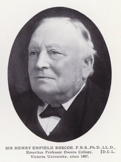 Hommes éminents de Londres : Sir Henry Enfield Roscoe - English Photographer
