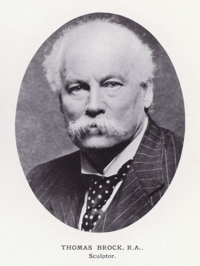 Hommes éminents de Londres : Thomas Brock - English Photographer