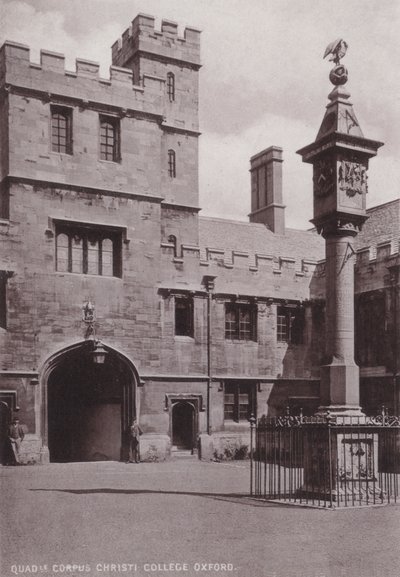 Cour de Corpus Christi College, Oxford - English Photographer