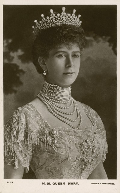 Reine Mary, épouse du roi George V (photo n/b) - English Photographer
