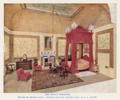 Maison de poupées de la reine Mary : La chambre du roi - English Photographer