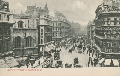 Queen Victoria Street, Londres - English Photographer