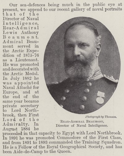 Contre-amiral Beaumont, directeur du renseignement naval - English Photographer