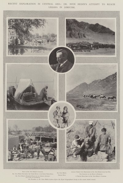 Exploration récente en Asie centrale, la tentative du Dr Sven Hedin d