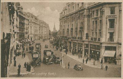 Regent Street, Londres, vue vers le nord - English Photographer