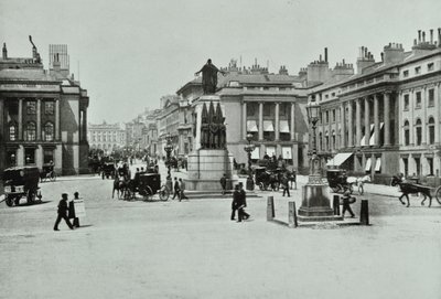 Regent Street, Westminster : Waterloo Place vue vers Regent Street, 1896 - English Photographer