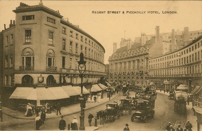 Regent Street et Piccadilly Hotel, Londres - English Photographer